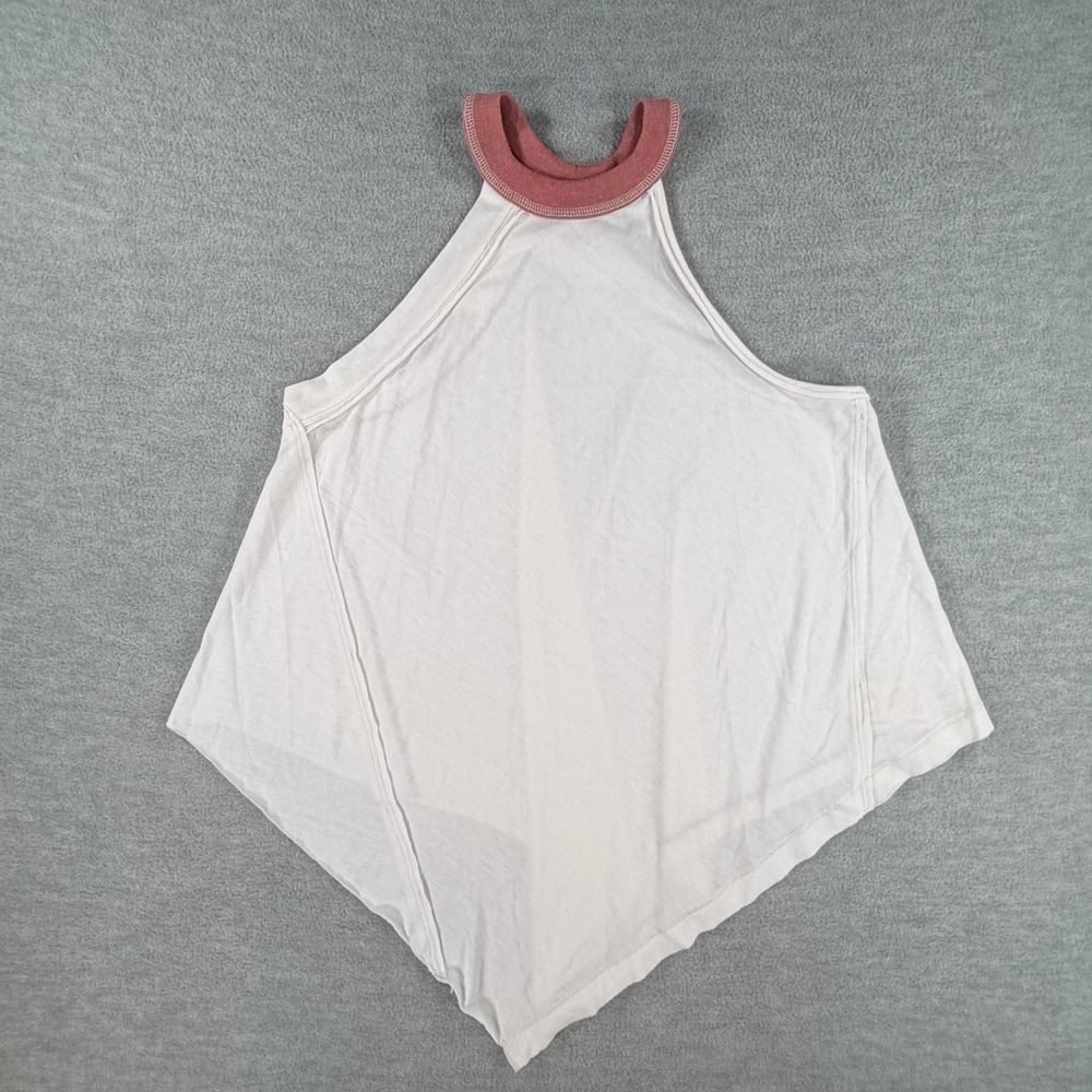 Anthropologie We The‎ Free People M High Neck Asymmetrical Tank Top Oversized